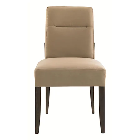 Craftsmen Side Chair with Upholstered Seat and Back